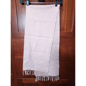 Glen Lawrie Pale Pink 100% Lambswool Scarf Made in Great Britain Vintage!